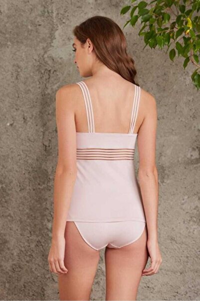NazikEndam Powder Combed Cotton Athlete Panties Women's Underwear Set 300