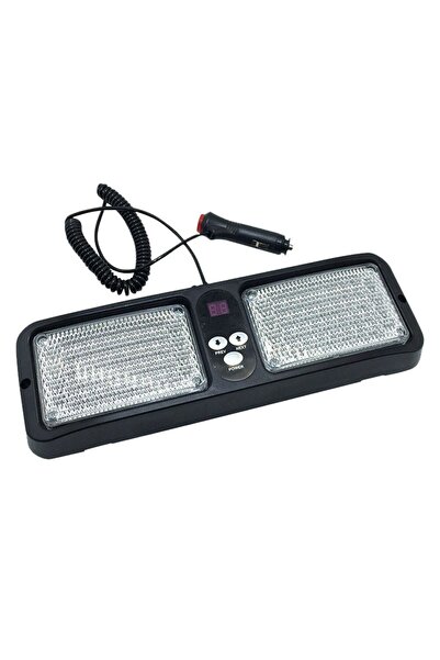 Genel Markalar 12 Modlu Kırmızı Mavi Çakmaklık Girişli Güneşlik Led Çakar Lamba