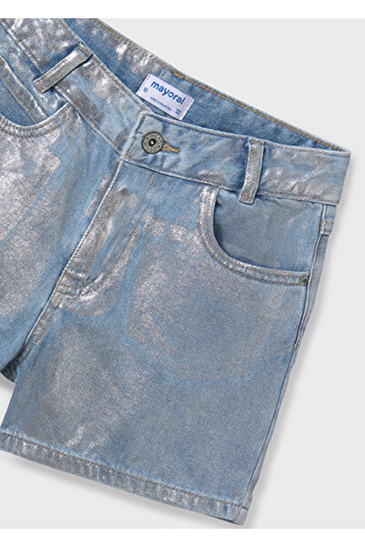 MAYORAL Girls' High Waist Shorts 6217