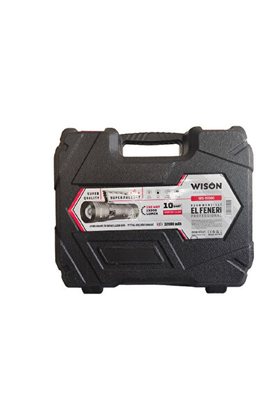 Wıson Ws-15500 Super Güçlü 130wat 13000 Lümen Uzun Menzilli Profesiyonel Elfe...