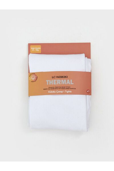 LC Waikiki LCW Kids Basic Kız Çocuk Termal Külotlu Çorap