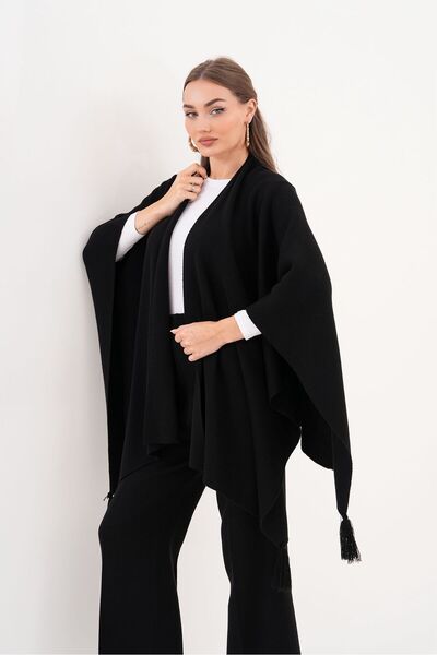 melita Women's Oversized Knitwear Knitted Shawl New Season