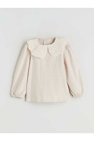 LC Waikiki Lcw Baby Bebe Collar Baby Girl Blouse and Pants 2-Piece Set