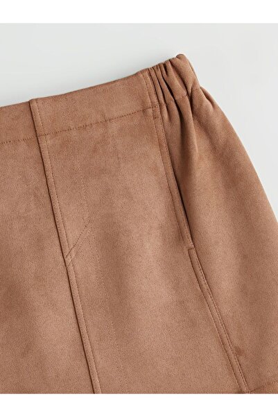 LC Waikiki Lcw Kids Buy Elasticated Suede Girls' Skirt