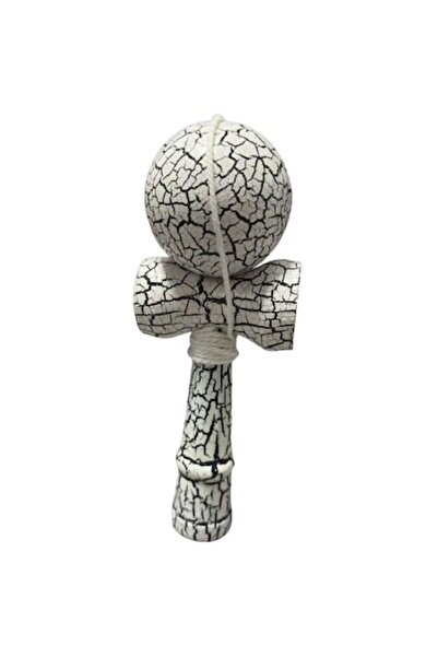 Kendama Ιαπωνικό, επαγγελματικό, με μοντέλο 4K, ξύλινο, ασπρόμαυρο
