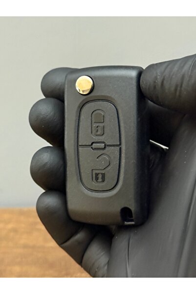 Luxe Aksesuarr Peugeot Partner-307-207-308-5008 Carcasă pentru telecomandă cu 2 butoane