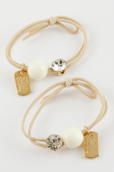 Seçkin Trend Cataramă elastică cu piatră 2 bucăți