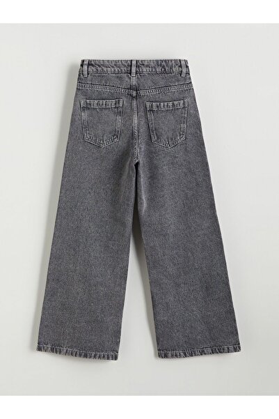 LC Waikiki LCW Kids Taşlı Wideleg Kız Çocuk Jean Pantolon