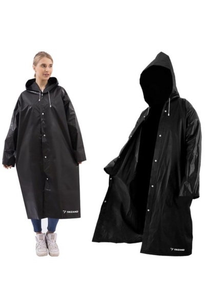 Iso Raincoat with sleeves and hood, universal size
