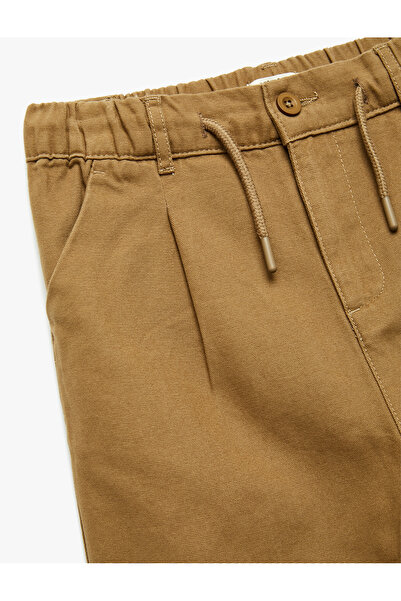 Koton Pamuklu Düğme Detaylı Basic Pantolon