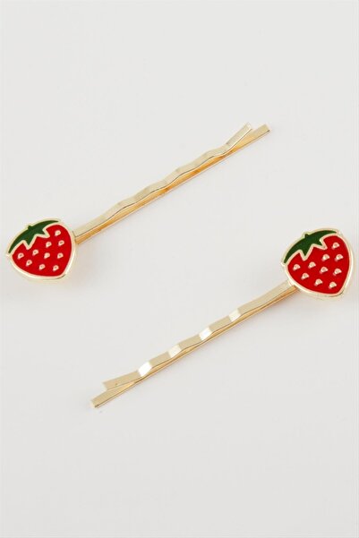 Yıldızınızzz accessory Strawberry Wire Buckle 2 Pieces