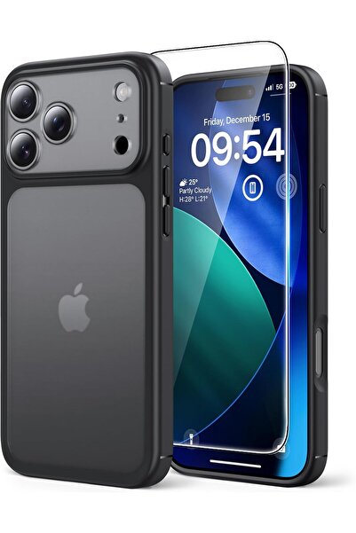 TAURi جراب حماية كاملة لعدسة الكاميرا لجهاز Pro Max 2025 مع واقي شاشة، درجة ع...