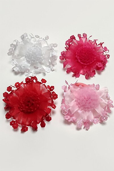 nolva Училищна фиба за коса с розов мотив, 1 брой