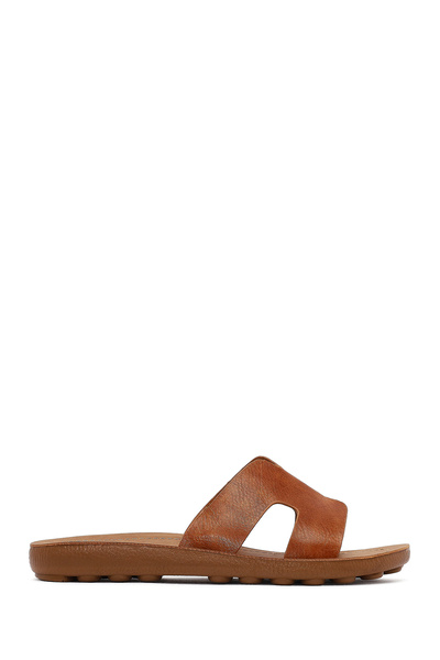 Derimod Women's Tan Slippers 25Sfe460318