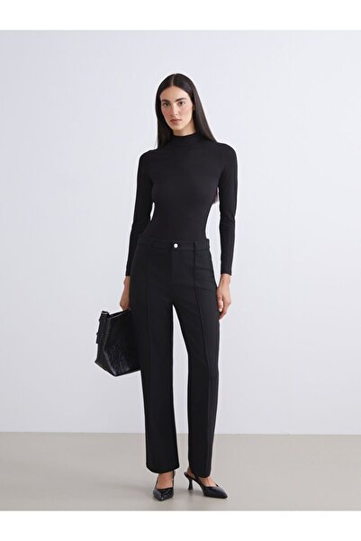 LC Waikiki LCWAIKIKI Classic Büyük Beden Dar Fit İspanyol Paça Kadın Pantolon