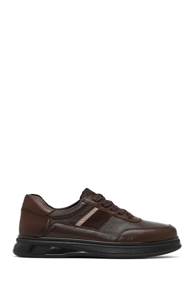 Derimod Men's Brown Lace-Up Leather Casual Sneaker 25Wfd677214
