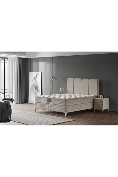 Mobilya Dükkanım Hera 150x200 Çift Kişilik Yatak, Baza, Başlık Seti