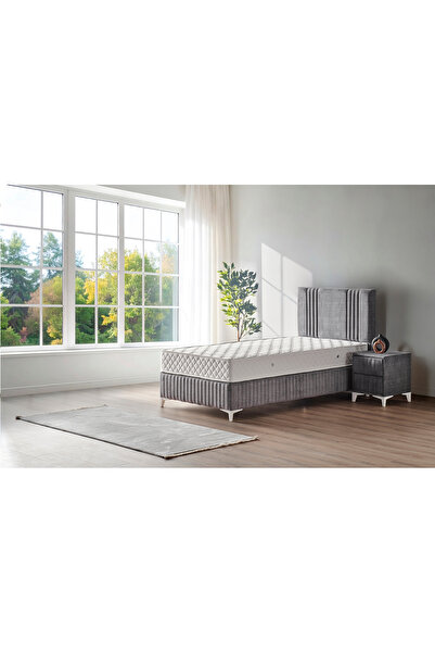 Mobilya Dükkanım Delta 120x200 Tek Kişilik Baza Başlık Seti
