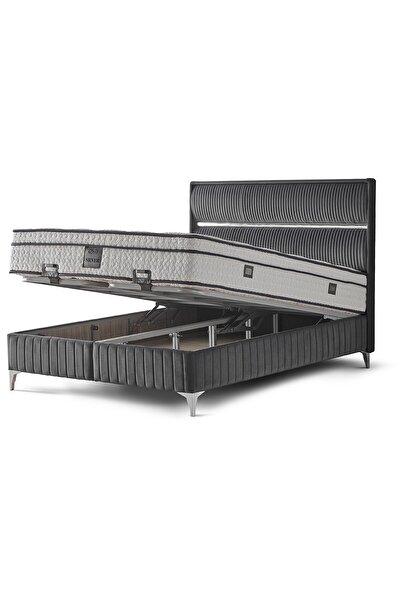 Mobilya Dükkanım Silver 120x200 Tek Kişilik Baza Başlık Seti