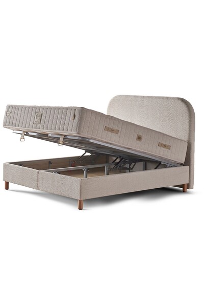 Mobilya Dükkanım Bianca 150x200 Çift Kişilik Baza Başlık Seti