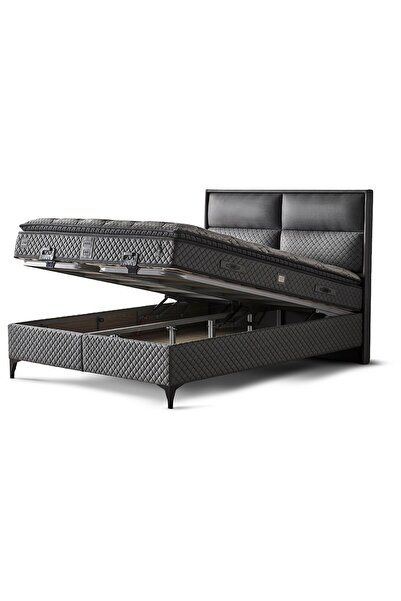 Mobilya Dükkanım Royal 140x190 Çift Kişilik Baza Başlık Seti