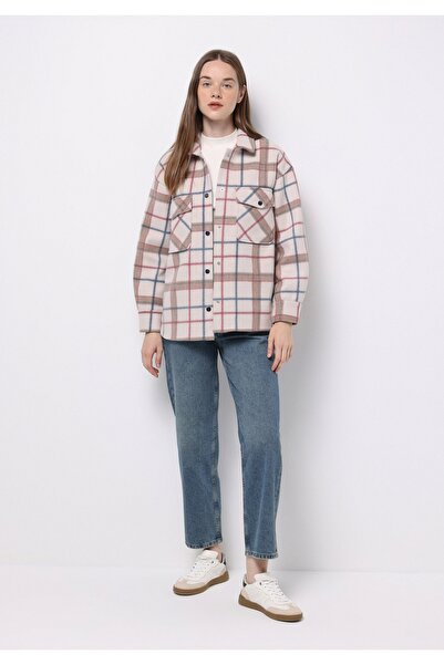 Colin's Regular Fit Kadın Beyaz Gömlek