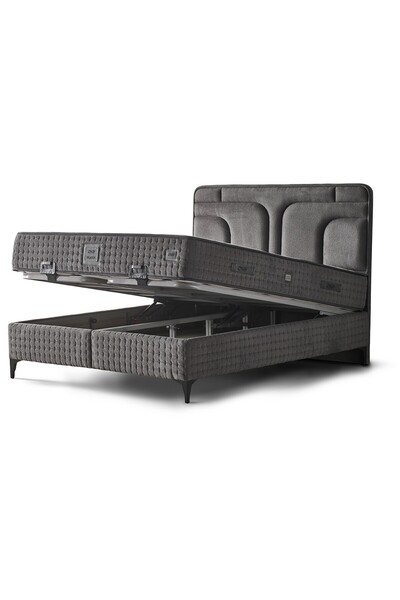 Mobilya Dükkanım Platin 150x200 Çift Kişilik Baza Başlık Seti