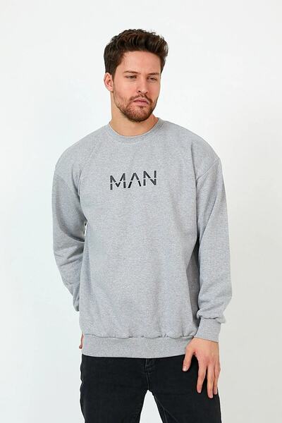 Mythologie Oversize Man Crew Neck Sweatshirt