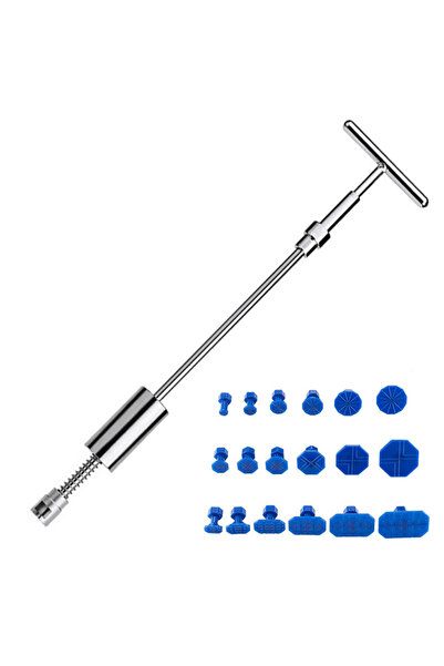 Choice1 أداة إصلاح انبعاجات السيارات، 42 سم - 21 قطعة، طويلة/قصيرة، نوعان، أد...