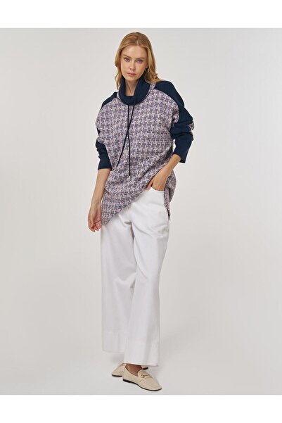 Kayra Πλεκτό Φούτερ με Στολίδι Ινδικό