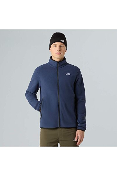 THE NORTH FACE M Glacier Φλις Μπουφάν Ανδρικό Μπλε Σκούρο Παλτό
