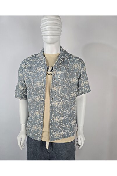 Red Planet Men’s Summer Lightweight Short Sleeve Shirt