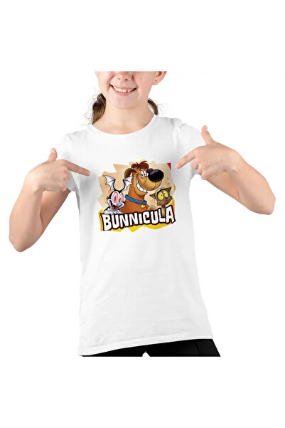 OEM Tricou Copii Fete Bunnicula Draculas Vampirul Iepuras