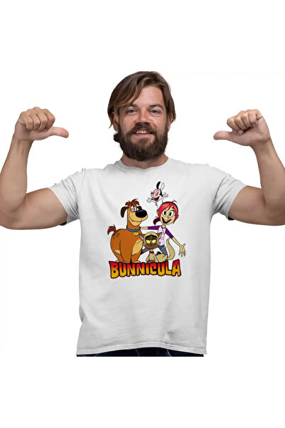 OEM Tricou Barbati Bunnicula Draculas Vampirul Iepuras All Gang