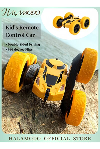 HALAMODO سيارة تحكم عن بعد للأطفال، قيادة مزدوجة الجوانب، تقلب 360 درجة، لعبة...