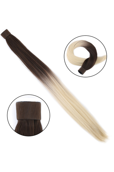 TAM TARZ Coada de cal magică din fibre sintetice - Auburn / Platinum Ombre