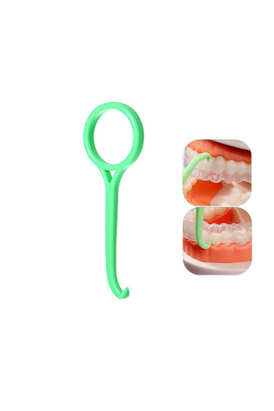 L&Wen Orthodontic Aligner Remover, Aligner Remover Tool for Invisible Removable Braces, 1 Piece (Green)