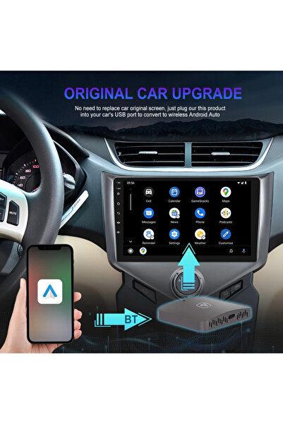 Electronice Online Modul, Adaptor Android Auto wireless cu integrare pe sisteme de fabrica