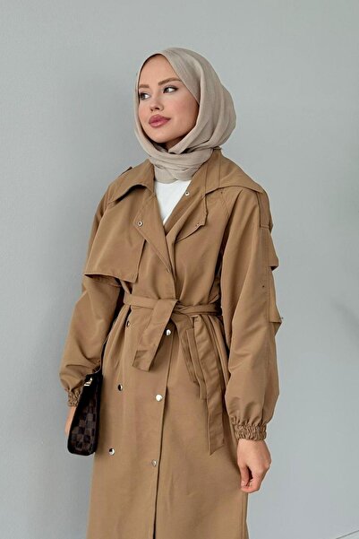 HAZA MODA Bym Muadil Trençkot Camel
