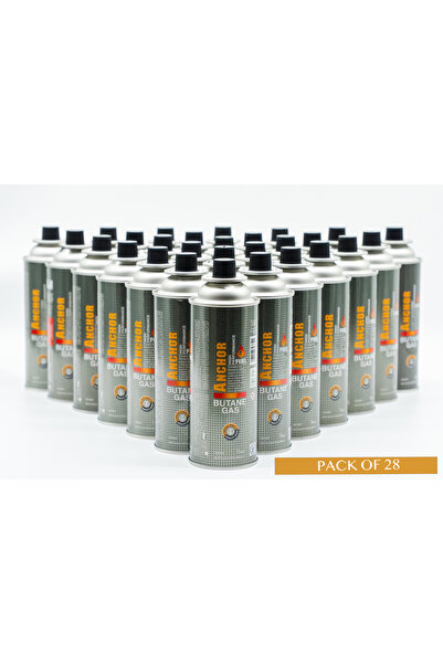 Anchor عبوات غاز البوتان ٢٢٧ جم/٣٩٥ مل - أداء عالي يدوم طويلًا (عبوة من ٢٨ عبوة)