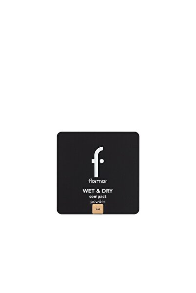 Flormar Wet & Dry Compact Powder, 10g, 010-Apricot