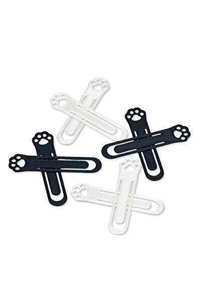 VENON 8 Adet Metal Kitap Ayraç Patili Metal Ataç Dosyalama Ayırma Kitap Sevenler