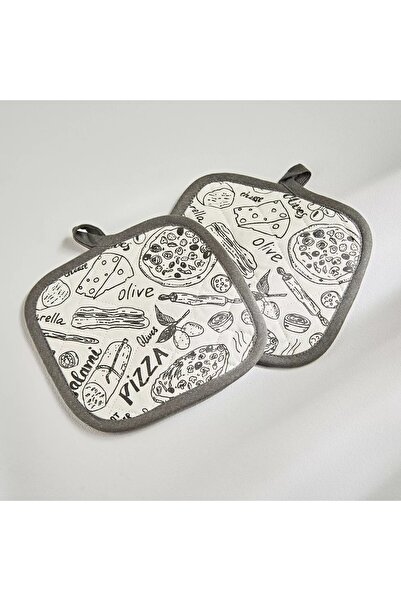 Generic Pizzeria Pot Holder - Set of 2