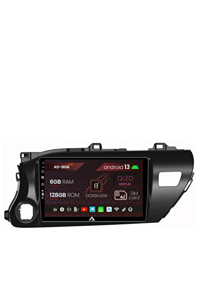 AutoDrop Navigatie Toyota Hilux (2015+), Android 13, B-Octa / 6GB + 128GB, 10.1"