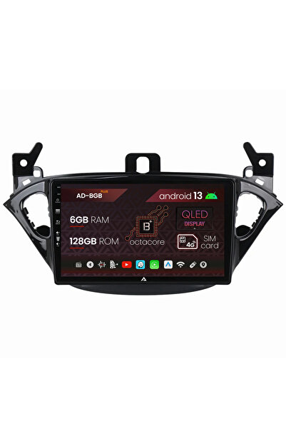 AutoDrop Navigatie Opel Corsa E / Adam (2013-2019), Android 13, B-Octa / 6GB ...