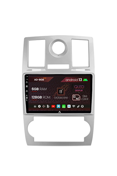 AutoDrop Navigatie Chrysler 300C (2004-2011), Android 13, B-Octa / 6GB + 128G...