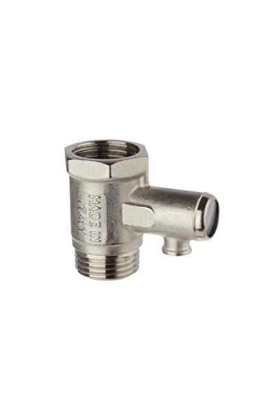 Generic Made in Italy Water Heater Safety Valve, Premium Quality Pressure Relief Valve, Anti-Leak Body, 1/2