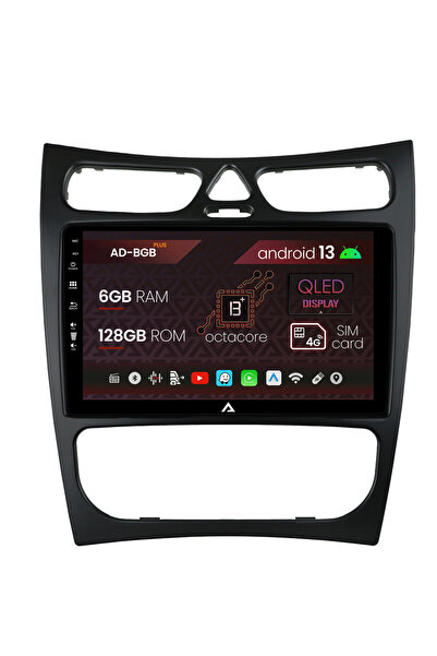 AutoDrop Navigatie Mercedes Benz CLK W209(2000-2005), Android 13, B-Octa/6GB ...