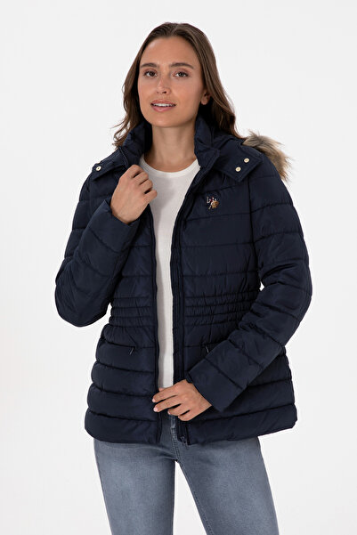 U.S. Polo Assn. Women's Navy Blue Coat 50308011-Vr033