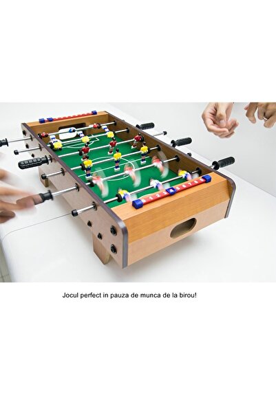 Flippy Mini Football Table 18 Players Flippy, 6 Handles, Scoreboard, Metal/Wood/ABS, 50x25x16 cm, Legs